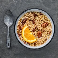 Alpen Fuel Orange Pecan Granola Breakfast Backpacking Meal -Outdoor Camping Store alpen fuel orange pecan granola breakfast backpacking meal lifestyle