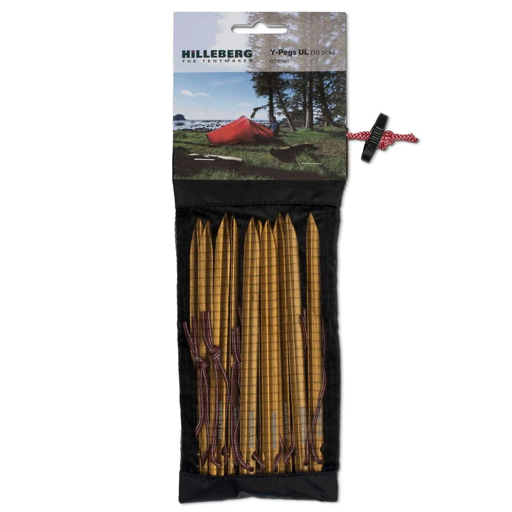 Hilleberg Y-Peg UL 10 Pack Tent Stakes 4 Hilleberg Y-Peg UL 10 Pack Tent Stakes - Image 2