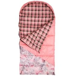 King's Camo Youth 25 Degree Sleeping Bag With Backpack -Outdoor Camping Store king s camo youth sleeping bag with backpack pink