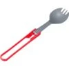 MSR Folding Spork -Outdoor Camping Store msr foldingutencil spork red prtn