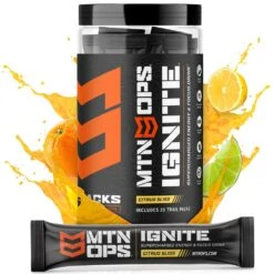 MTN OPS Ignite Trail Packs - Supercharged Energy And Focus -Outdoor Camping Store mtn ops ignite trail packs supercharged energy and focus citrus bliss