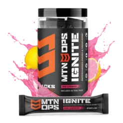 MTN OPS Ignite Trail Packs - Supercharged Energy And Focus -Outdoor Camping Store mtnops ignite 20serv splash pinklemonade