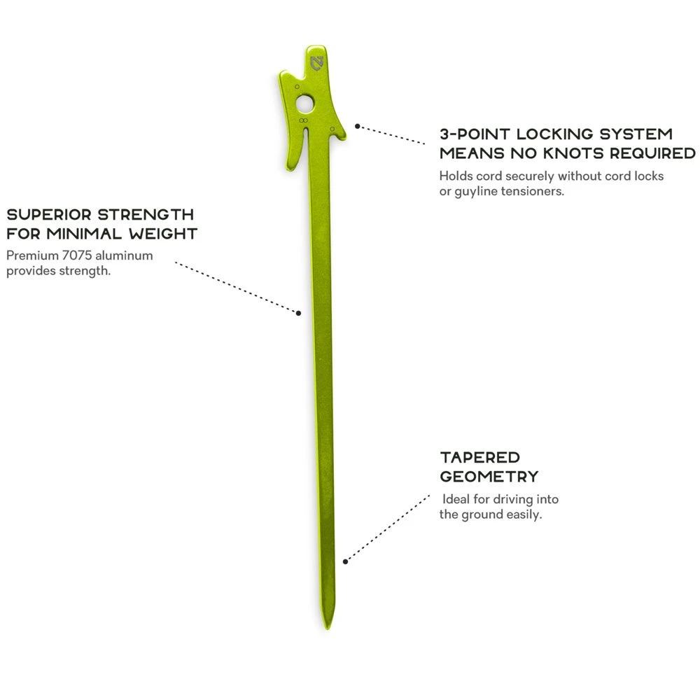 NEMO AirPin Ultralight Set Of 4 Stakes 4 NEMO AirPin Ultralight Set Of 4 Stakes - Image 2
