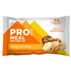 PROBAR Meal Banana Nut Bread Bar - 12 Pack -Outdoor Camping Store probar meal banana nut bread bar 12 pack 2
