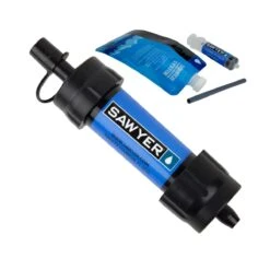 Sawyer Mini Water Filtration System -Outdoor Camping Store sawyer mini blue